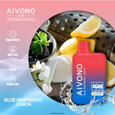 Electronic Cigarette NZ - Aivono AIM BOXX 4000 Blue Raspberry Lemon 6L2L2L217