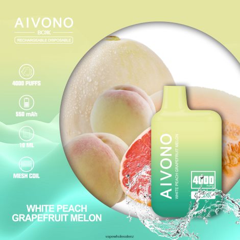 White Peach Grapefruit Melon