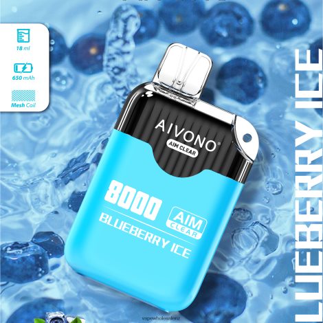 Electronic Cigarette Wholesale Price - Aivono AIM CLEAR 8000 Blueberry Ice 6L2L2L206