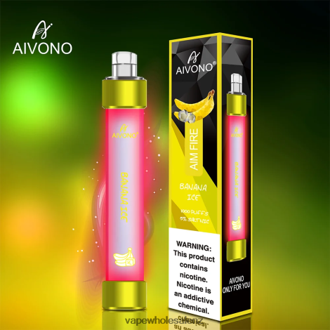 Electronic Cigarette Wholesale Supplier - Aivono AIM FIRE 1000 Banana Ice 6L2L2L324