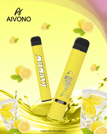 Vape Wholesale NZ - Aivono AIM FISHBONE 600 Lemon Squas 6L2L2L287