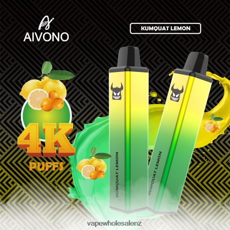 Vape Suppliers NZ - Aivono AIM FREAK 4000 Kumquat Lemon 6L2L2L256