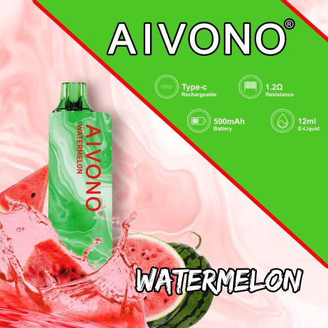 Vape Wholesale Distributor NZ - Aivono AIM GUN 7000 Watermelon 6L2L2L110