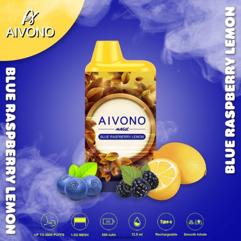 Disposable Vape Wholesale NZ - Aivono AIM MAGIC 5800 Mouth Box Cigarette Blue Raspberry Lemon 6L2L2L91