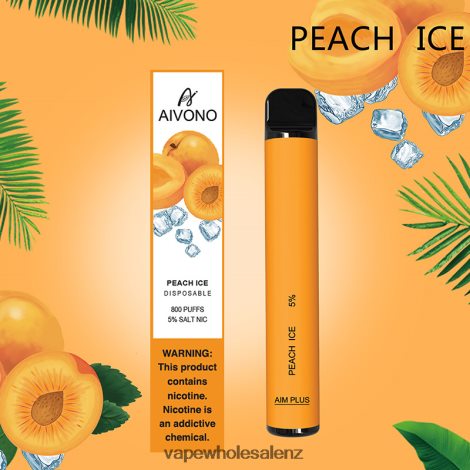 Vape Wholesale Distributor NZ - Aivono AIM PLUS 800 Peach Ice 6L2L2L190