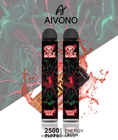 E Cigarettes Wholesale Suppliers - Aivono AIM SNAKE 2500 Energy Drink 6L2L2L305