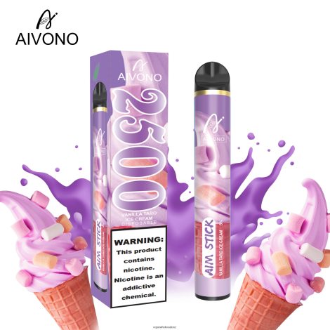 Vape Wholesale NZ - Aivono AIM STICK 2500 Vanilla Taro Ice Cream 6L2L2L147