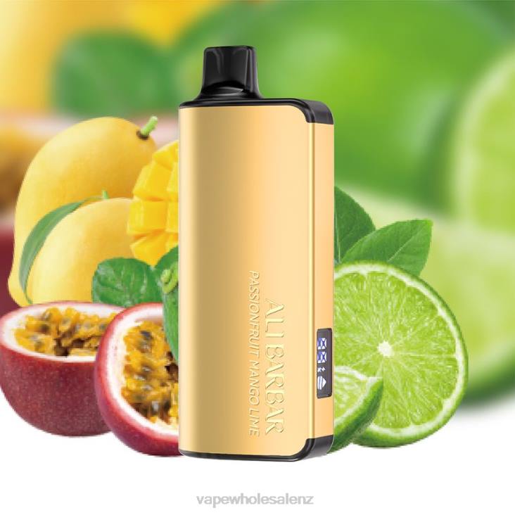 Electronic Cigarette Online - Alibarbar Ingot 20000 Disposable Vape Passionfruit Mango Lime NTV839