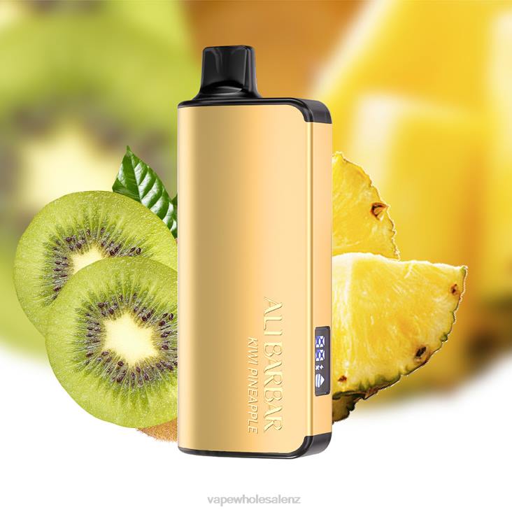 E-Cigarette Wholesale - Alibarbar Ingot 9000 Disposable Vape Kiwi Pineapple NTV821
