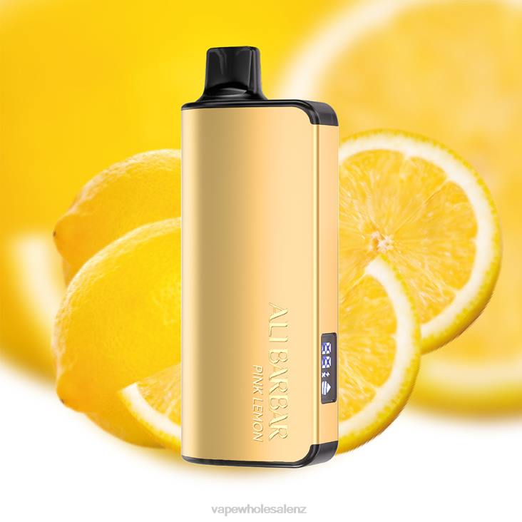 Electronic Cigarette Wholesale - Alibarbar Ingot 9000 Disposable Vape Pink Lemon NTV823