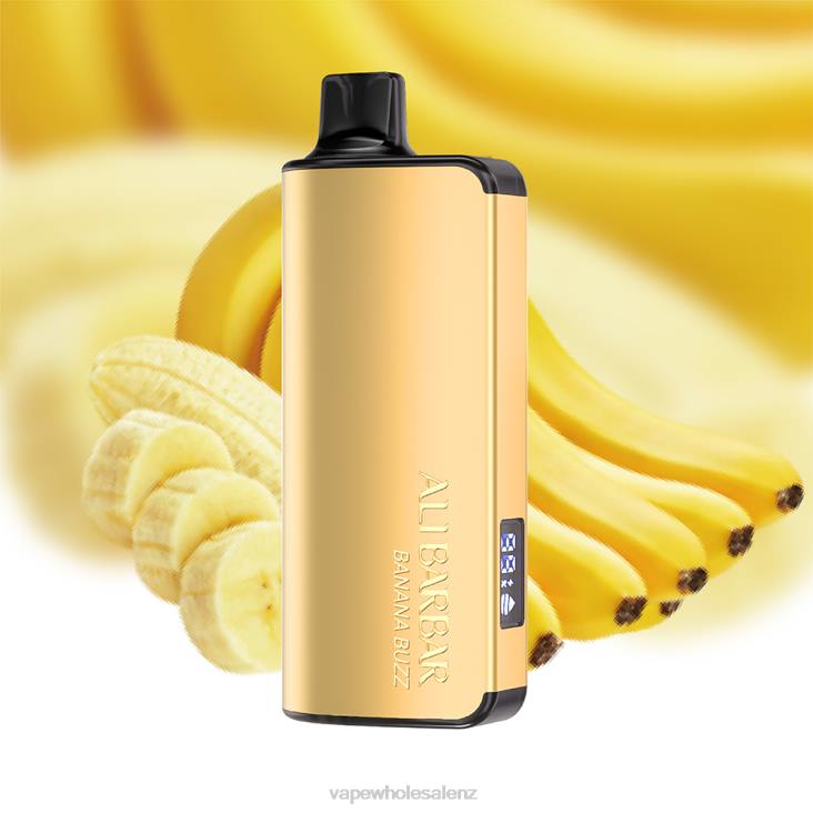 Vape Wholesale NZ - Alibarbar Ingot 9000 Disposable Vape Banana Buzz NTV827