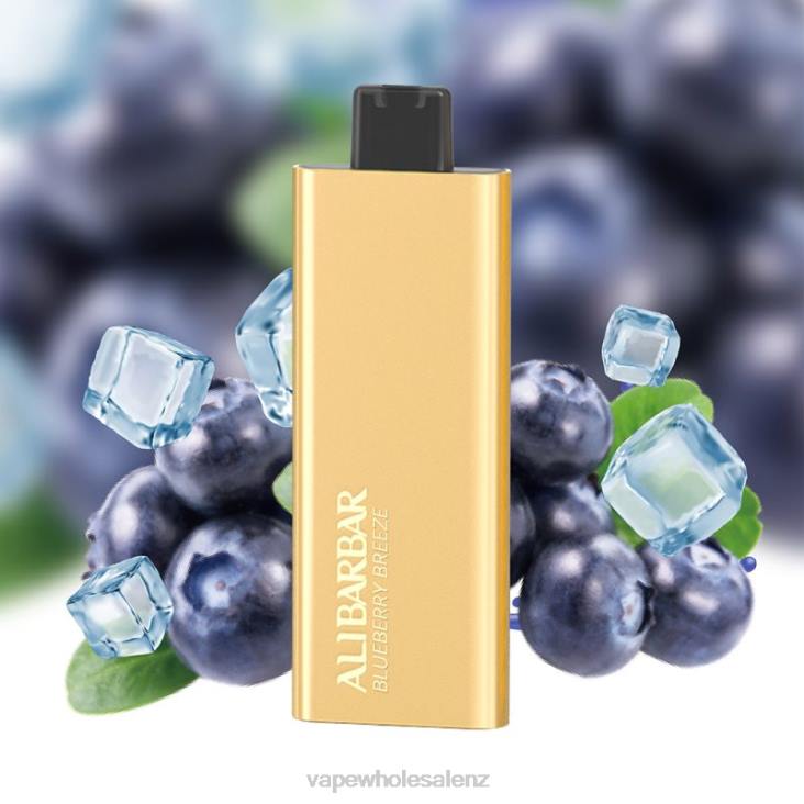Disposable Vape Wholesale NZ - Alibarbar Pandora 7000 Disposable Vape Blueberry Breeze NTV851