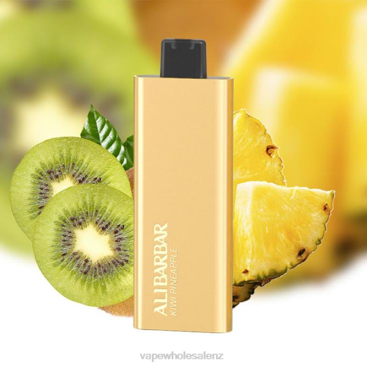 Electronic Cigarette NZ - Alibarbar Pandora 7000 Disposable Vape Kiwi Pineapple NTV857