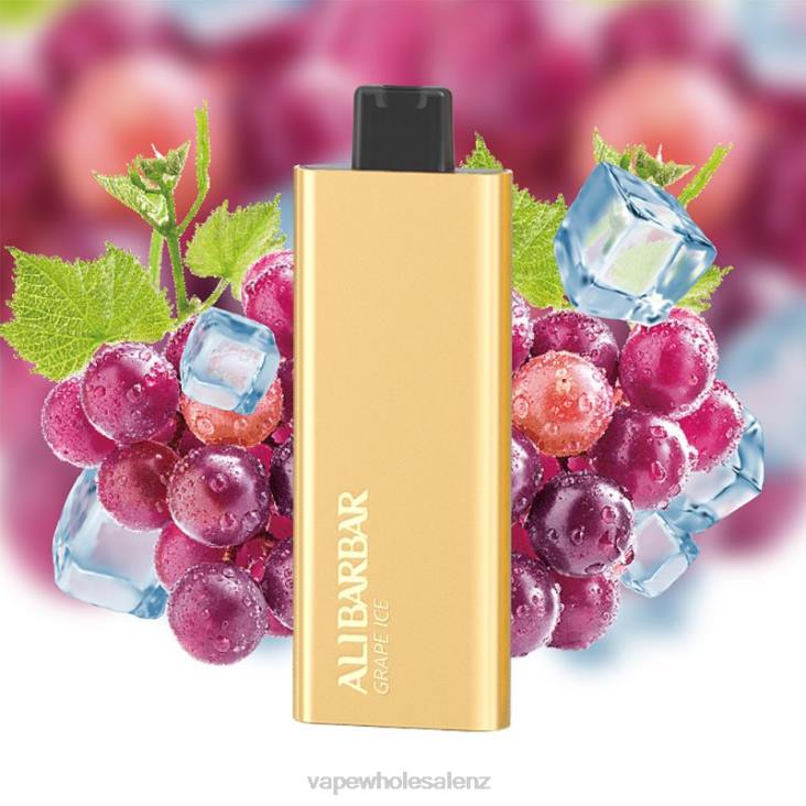 Vape Suppliers NZ - Alibarbar Pandora 7000 Disposable Vape Grape Ice NTV856