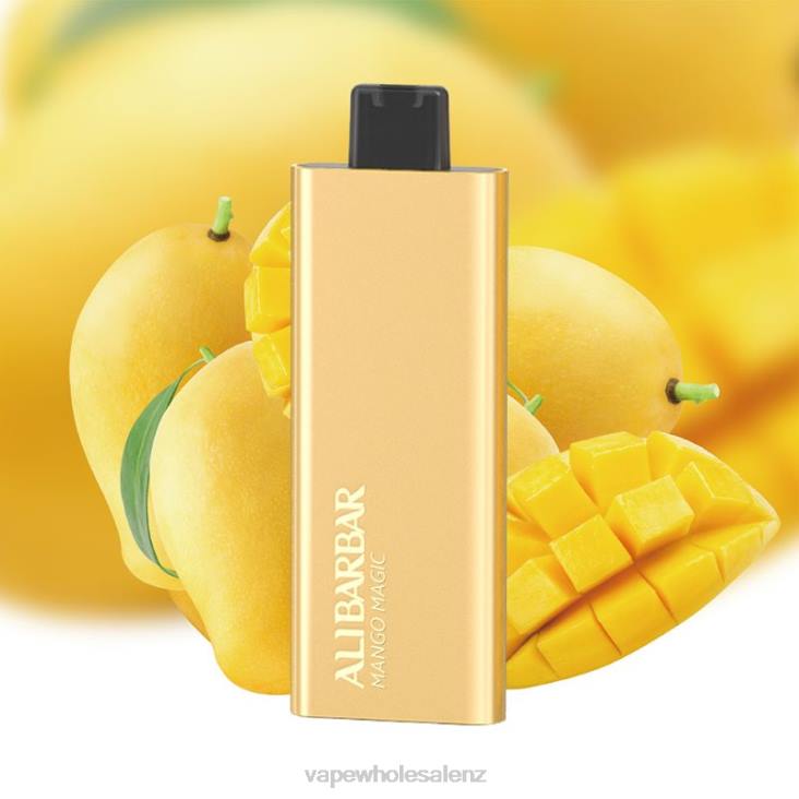 Vape Wholesale NZ - Alibarbar Pandora 7000 Disposable Vape Mango Magic NTV867