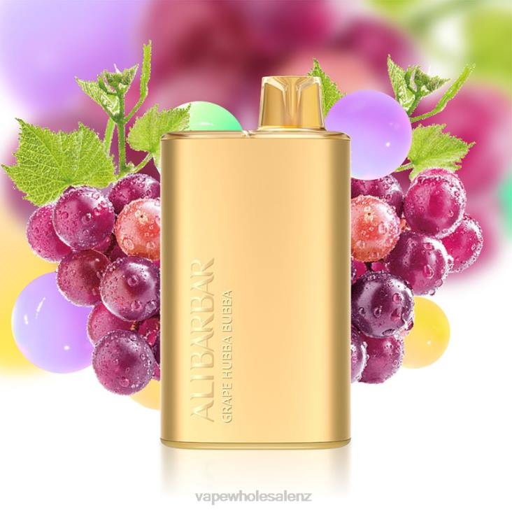 Electronic Cigarette Wholesale Price - Alibarbar Rich 8000 Disposable Vape Grape Hubba Bubba NTV86