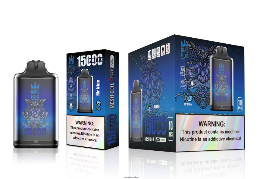 Disposable Vape Wholesale NZ - Bang Box S1-15000 Puffs Mr Blue DZ888P109