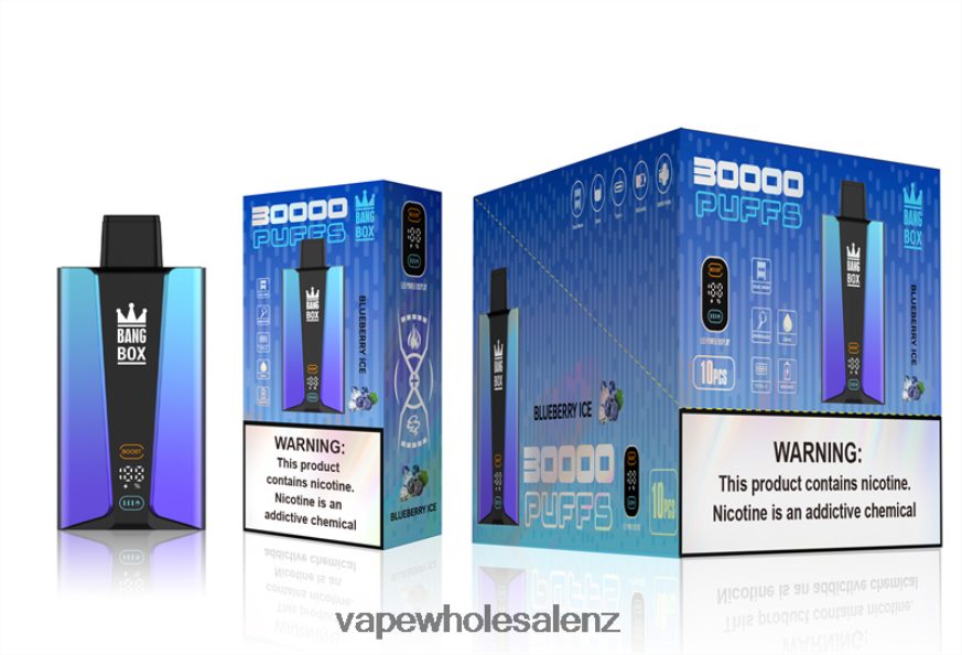 E-Cigarette Wholesale - Bang Box 30000 Puffs Smart Screen Blueberry Ice DZ888P79