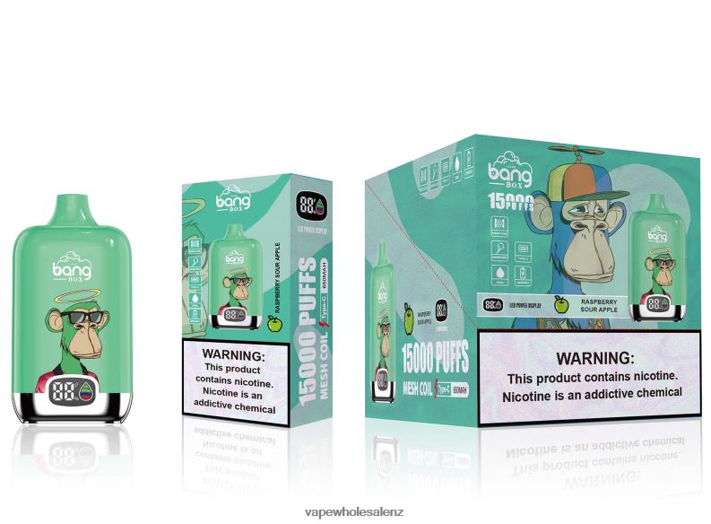 E Cigarettes Wholesale Suppliers - Raspberry Sour Apple NPP44135 Bang Box 15000