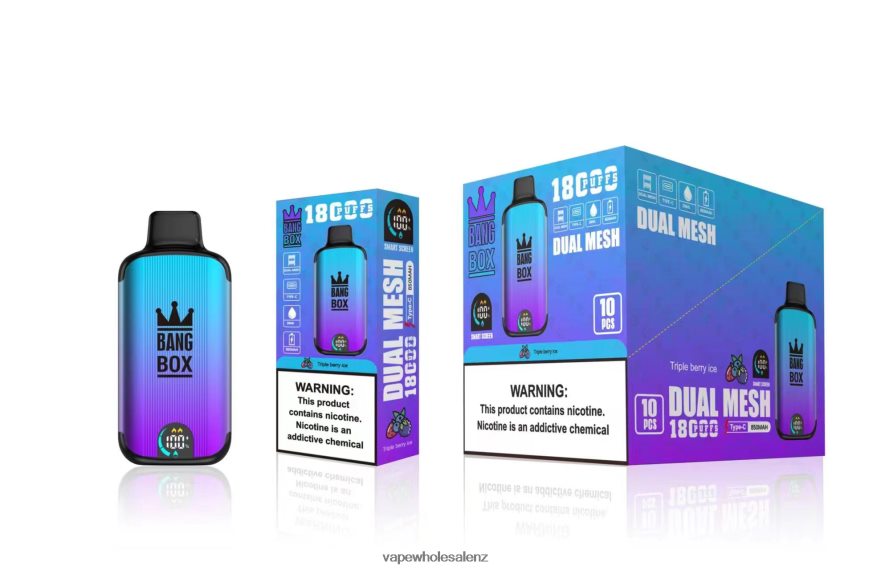 Electronic Cigarette NZ - Bang Box 18000 puffs Triple Berry Ice DZ888P95