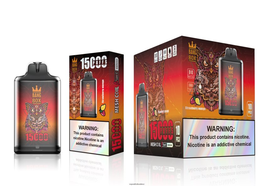 Electronic Cigarette Wholesale - Bang Box S1-15000 Puffs Strawberry Mango DZ888P101
