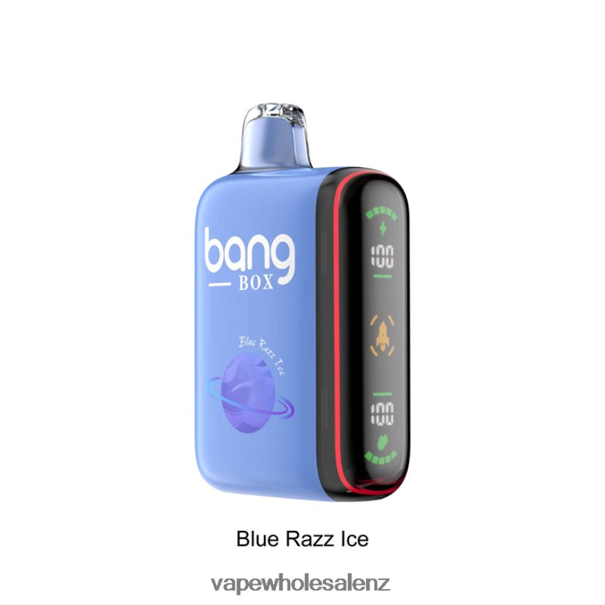 Electronic Cigarette Wholesale Price - Bang Box 9000-18000 Puffs Intelligent Power Display Blue Razz Ice DZ888P26