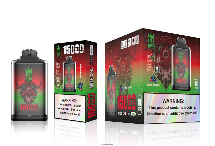 Electronic Cigarette Wholesale Price - Bang Box S1-15000 Puffs Triple Berry Ice DZ888P104