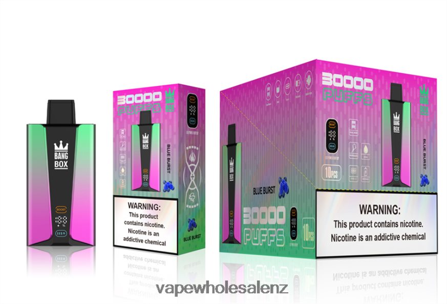 Electronic Cigarette Wholesale Supplier - Bang Box 30000 Puffs Smart Screen Blue Burst DZ888P82