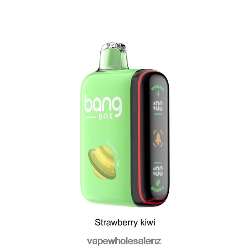 Vape Wholesale NZ - Bang Box 9000-18000 Puffs Intelligent Power Display Strawberry Kiwi DZ888P27