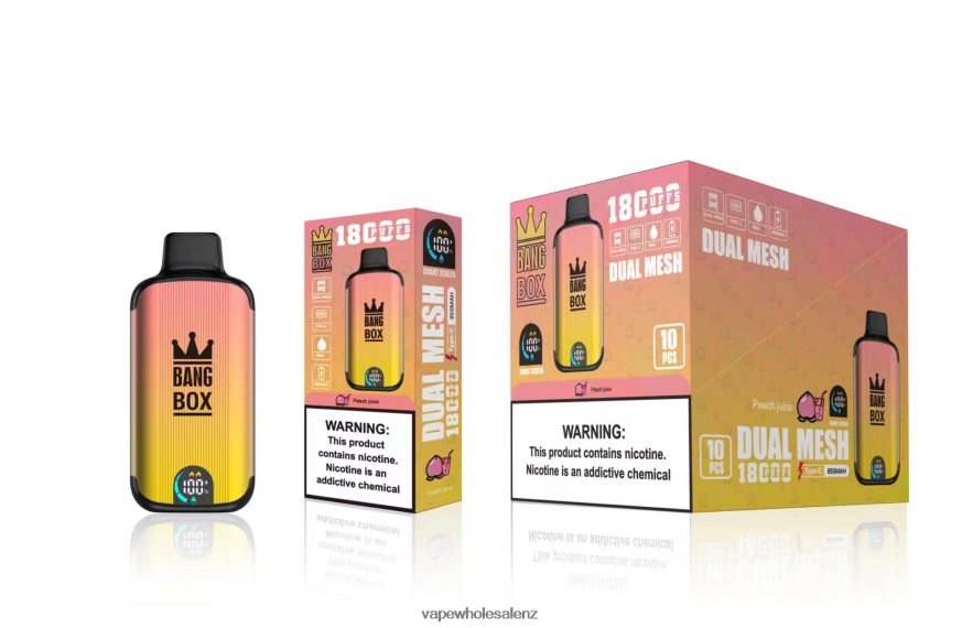 Vape Wholesale Near Me - Bang Box 18000 puffs Peach Juice DZ888P91