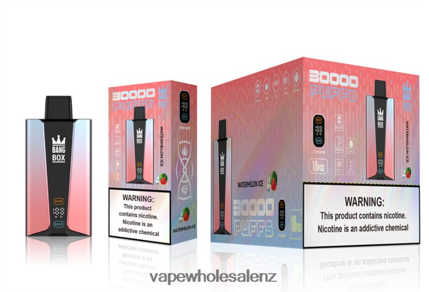 Vape Wholesale Supplier NZ - Bang Box 30000 Puffs Smart Screen Watermelon Ice DZ888P86