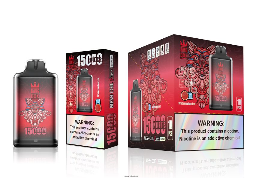 Vape Wholesale Supplier NZ - Bang Box S1-15000 Puffs Watermelon Ice DZ888P106