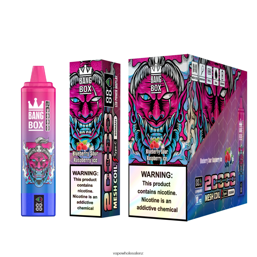 Vaping Stores NZ - Bang Box 20000 Blueberry Sour Raspberry Ice DZ888P55