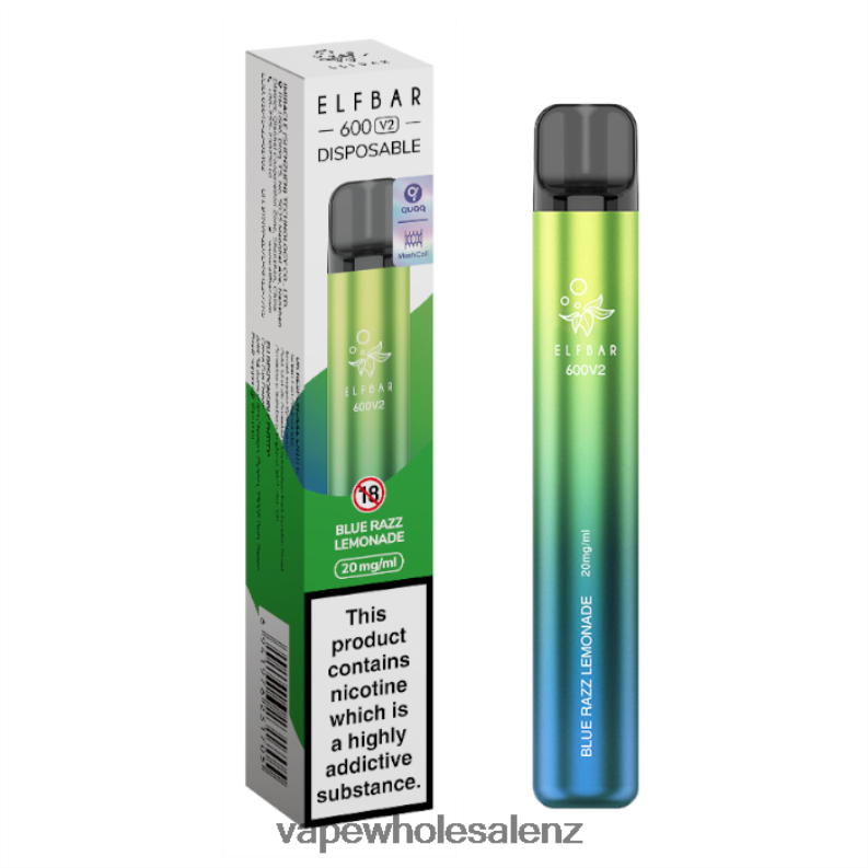 Electronic Cigarette Wholesale Supplier - Blue Razz Lemonade NPP44274 ELFBAR 600V2 20mg