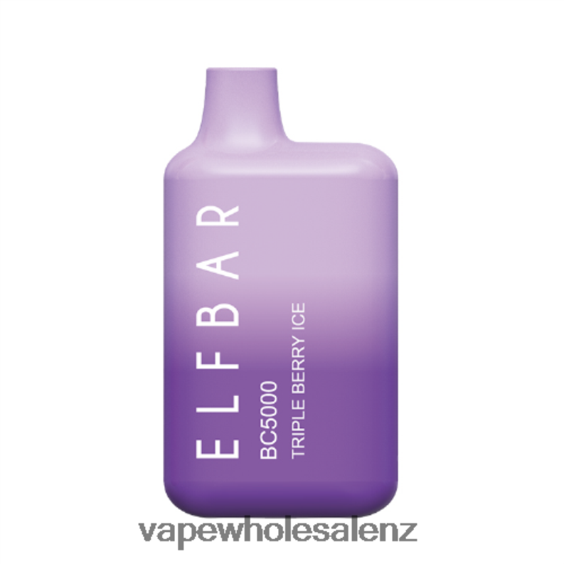 Vape Wholesale Distributor NZ - Triple Berry Ice NPP44310 ELFBAR BC5000