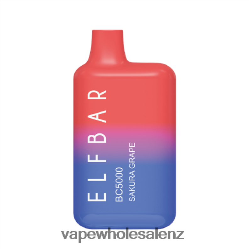 Vape Wholesale NZ - Sakura Grape NPP44307 ELFBAR BC5000