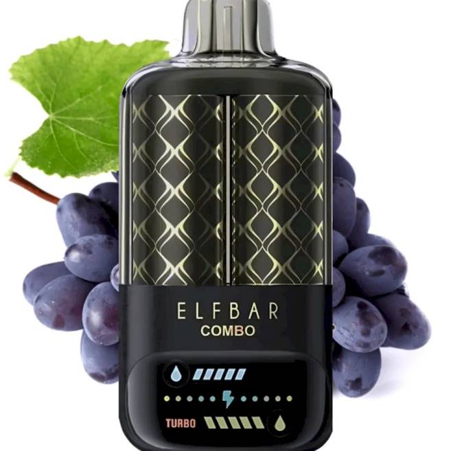 Vape Wholesale NZ - Grape & Mary Drink Elf Bar Combo 25000 HR0J7