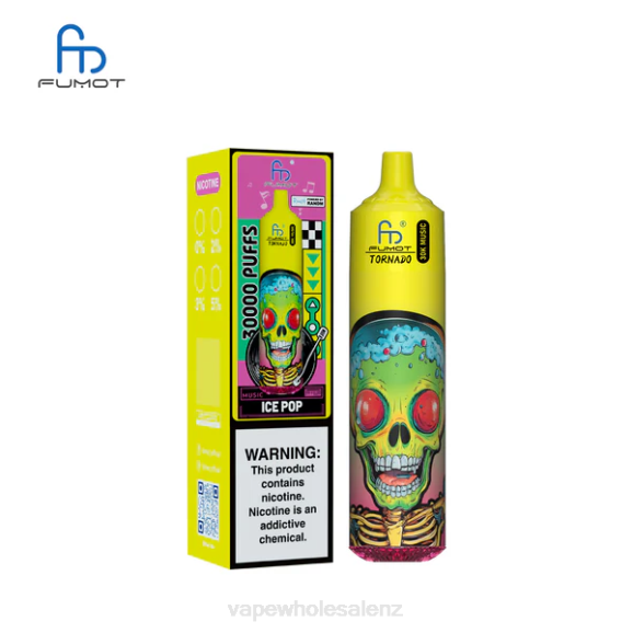 Vape Supplies NZ - Fumot Tornado 30K Music Ice Pop 0JL615