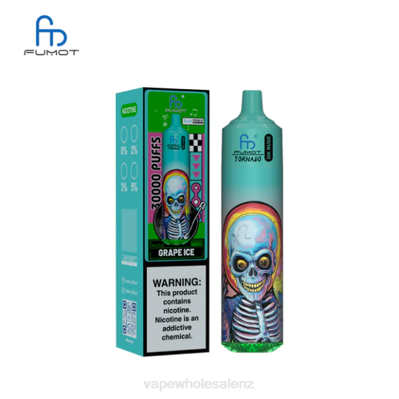 Vape Wholesale Near Me - Fumot Tornado 30K Music Grape Ice 0JL613