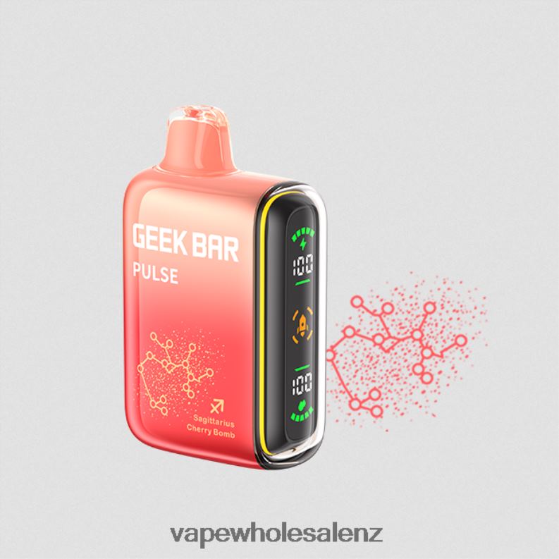 E Cig Wholesale - Cherry Bomb NPP4472 GEEK BAR Pulse Zodiac Edition 7500 PUFFS/15000 PUFFS