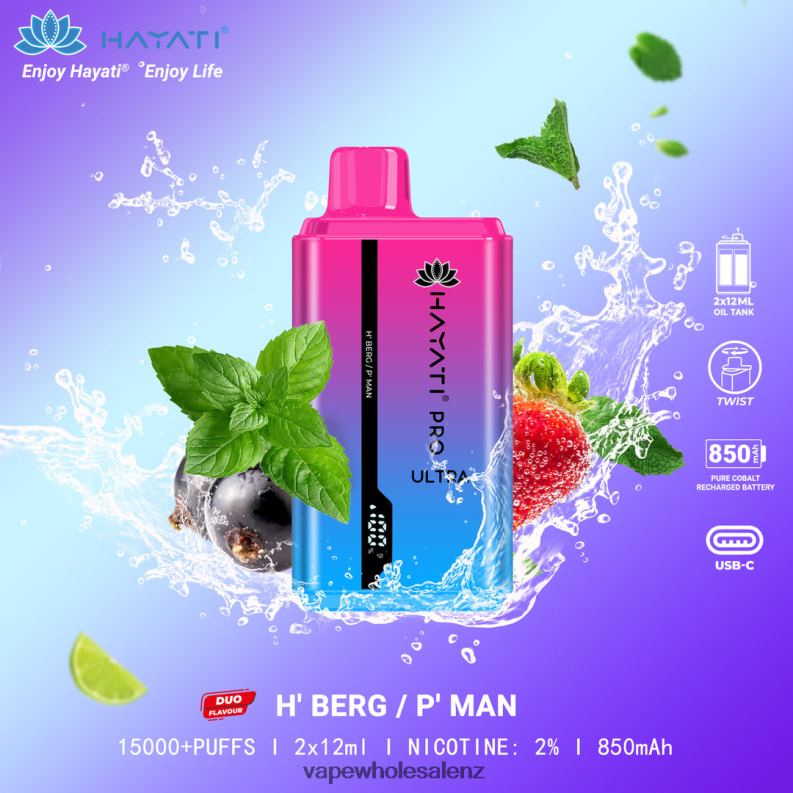 Electronic Cigarette Wholesale Supplier - H' Berg/P' Man NPP44224 Hayati Pro Ultra