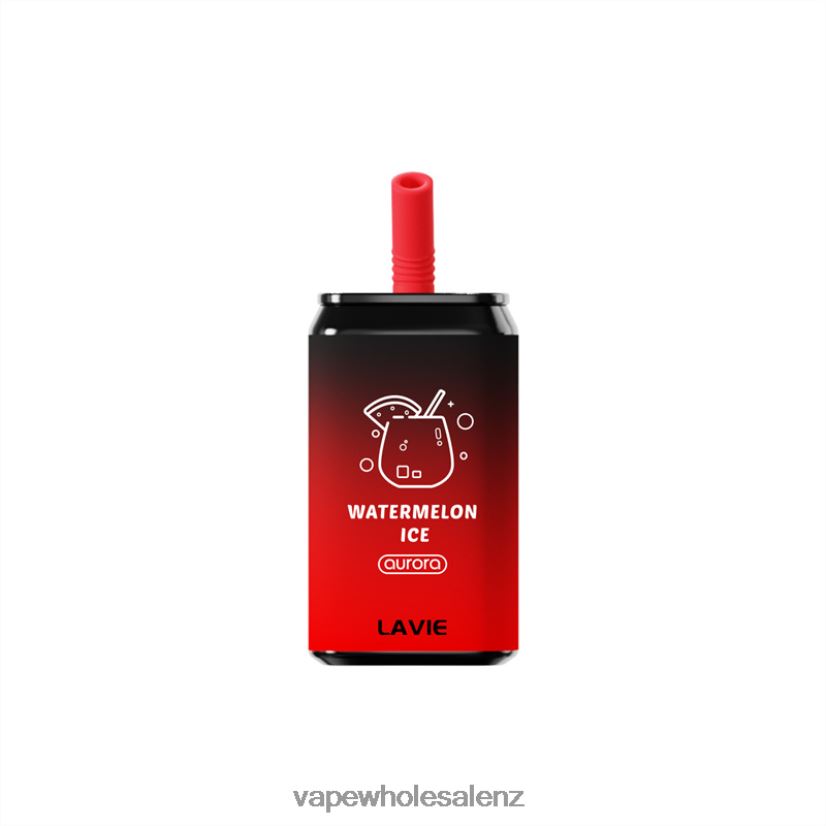 E-Cigarette Wholesale - Watermelon Ice LAVIE Aurora 11000 Puffs PV8H6F141