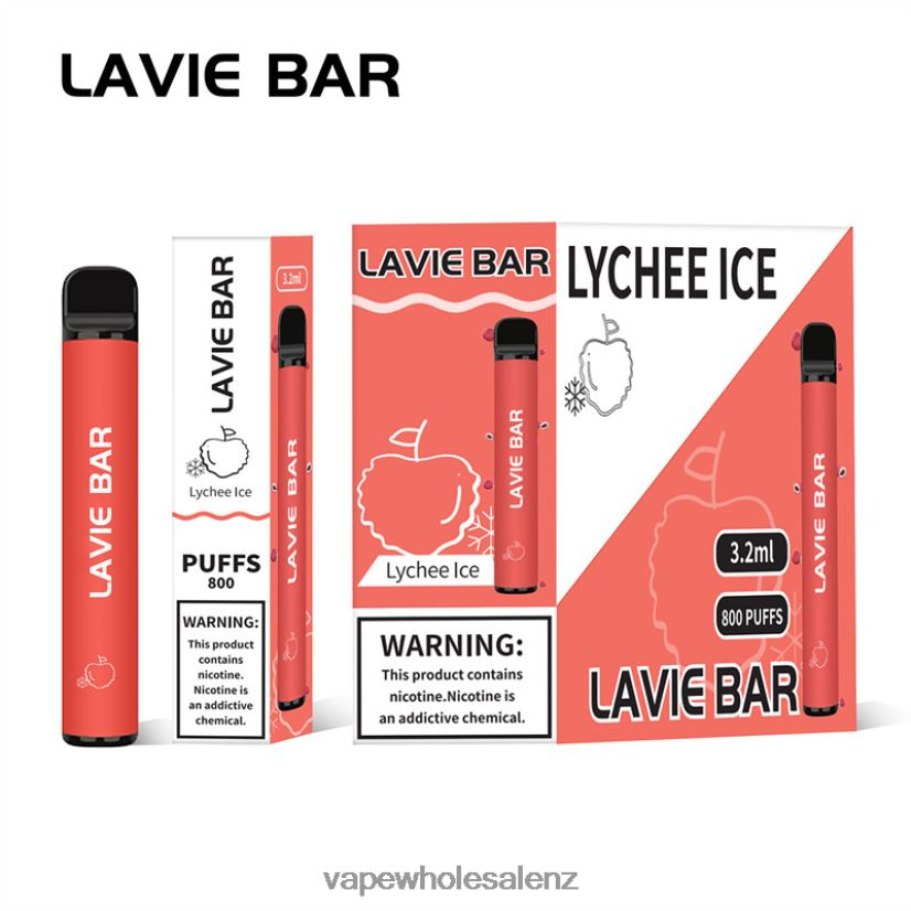 Vape Wholesale Near Me - Lychee Ice LAVIE BAR 800 Puffs PV8H6F313