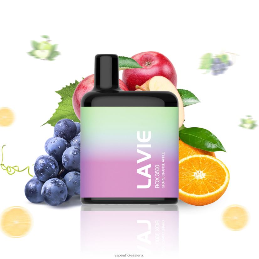 Vape Wholesale Prices - Grape Orange Apple LAVIE BOX 3500 Puffs PV8H6F212