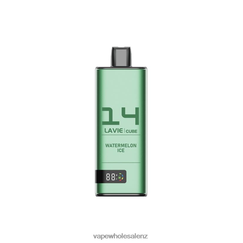 Vape Wholesale Supplier NZ - Watermelon Ice LAVIE Cube 20000 Puffs PV8H6F48