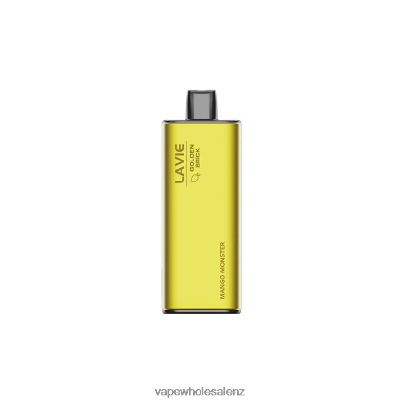 E-Cigarette Wholesale - Mango Monster LAVIE GOLDEN BRICK 10000 Puffs PV8H6F61