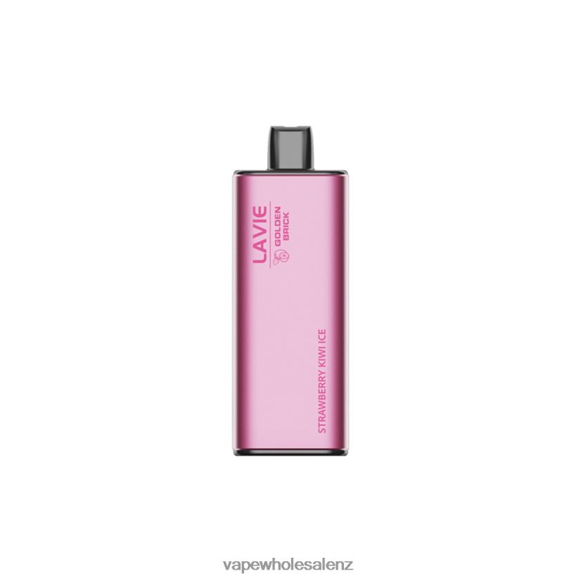 E Cigarettes Wholesale Suppliers - Strawberry Kiwi Ice LAVIE GOLDEN BRICK 10000 Puffs PV8H6F65