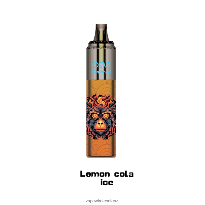 Disposable Vape Wholesale NZ - Lemon Cola Ice LAVIE OCO Carnival 10000 Puffs PV8H6F351