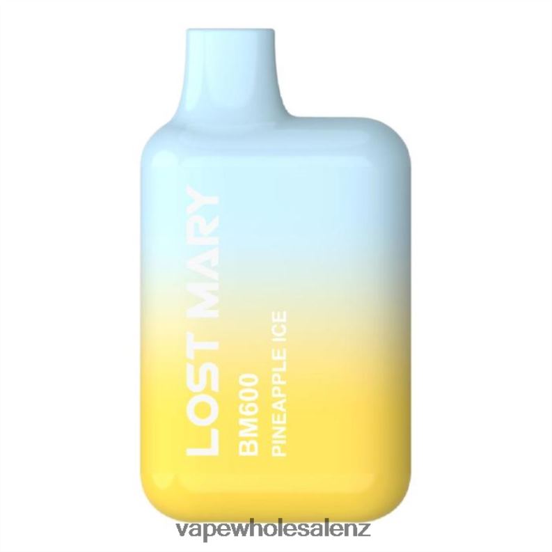 Vape Wholesale Supplier NZ - Pineapple Ice NPP44368 LOST MARY BM600