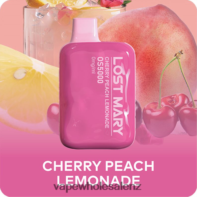 E-Cigarette Wholesale - Cherry Peach Lemonade NPP44511 LOST MARY OS5000 0mg/ml